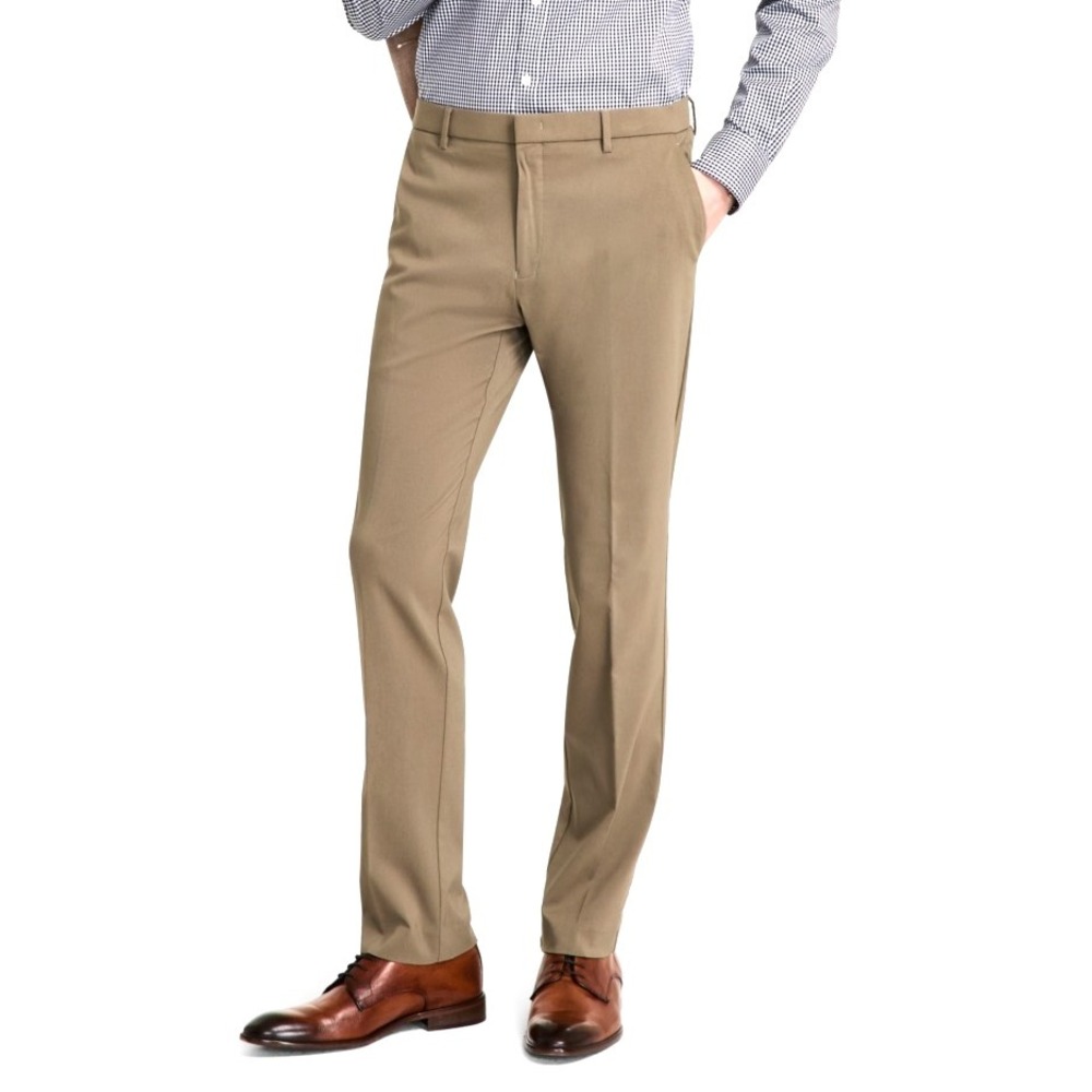 $95 Tommy Hilfiger THFlex Performance Modern Fit Dress Pants Men's 38 x 34 Green